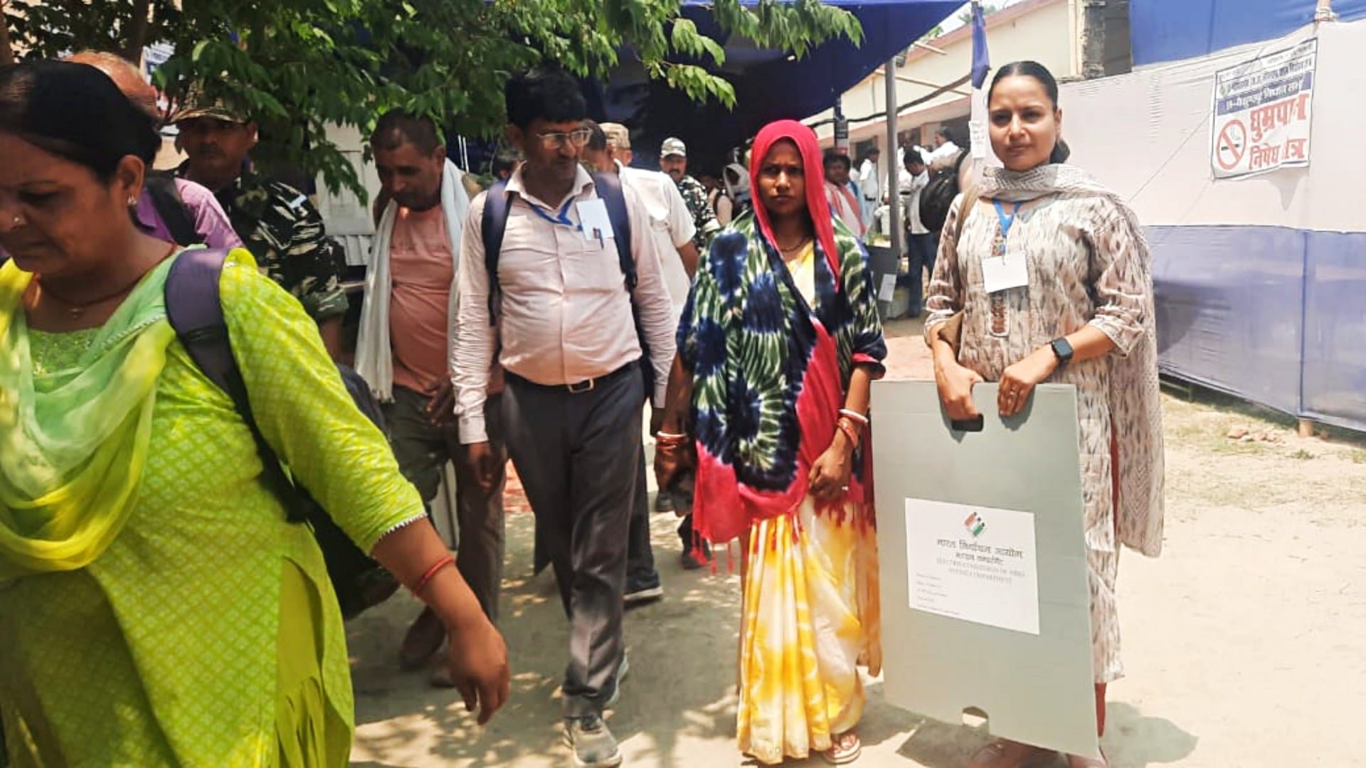 LS Polls: Polling personnel reached booth for Gopalganj Lok Sabha elections, all arrangements complete