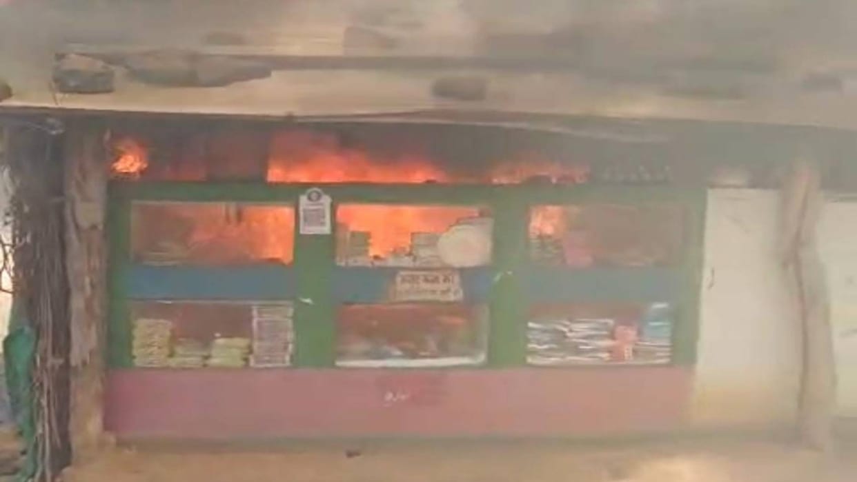 Shahdol Woman who set fire to shop sent to jail