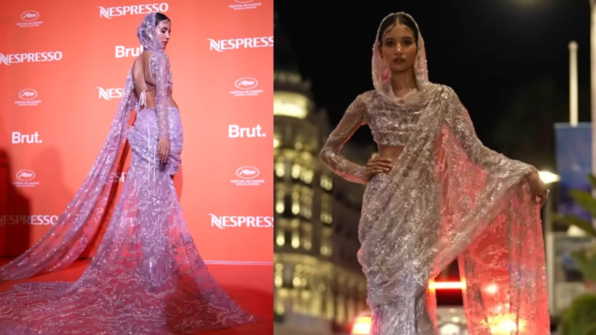 cannes 2024 fashion influencer Nancy Tyagi red carpet looks in cannes