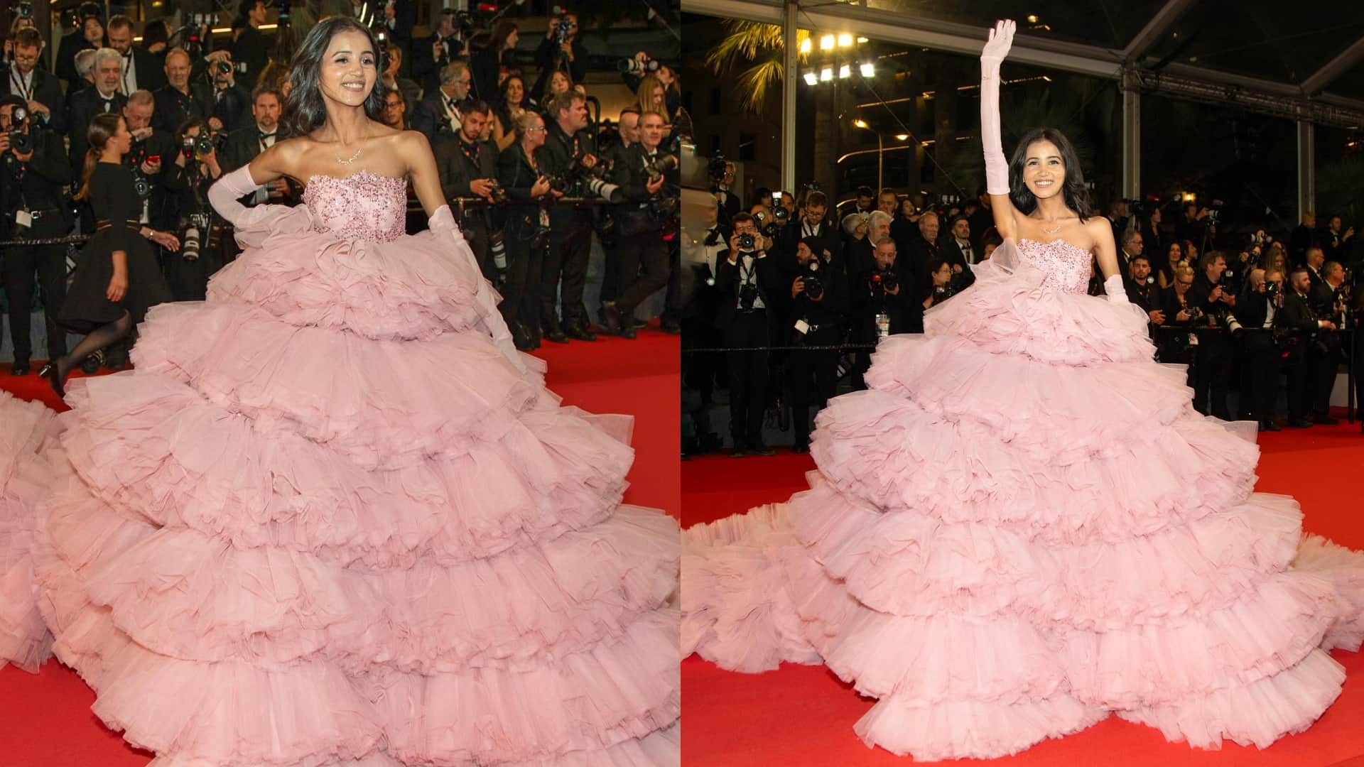 cannes 2024 fashion influencer Nancy Tyagi red carpet looks in cannes
