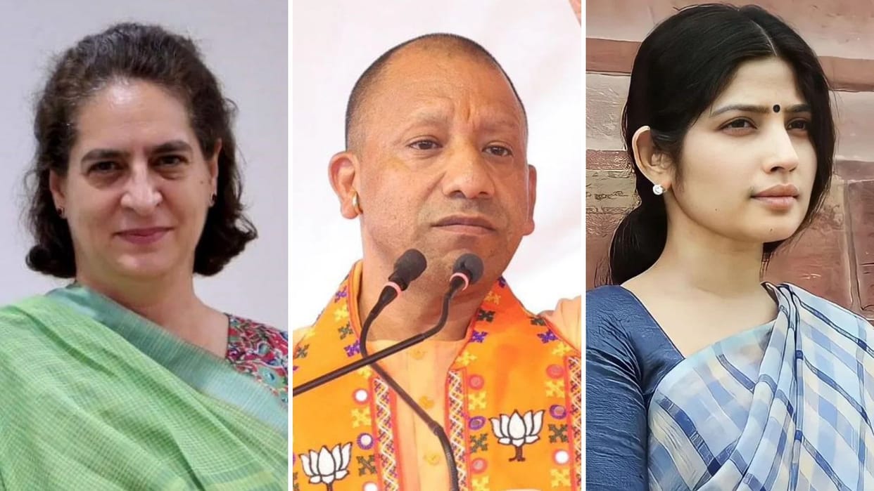 Lok Sabha Election yogi adityanath public meeting in Kashi Priyanka gandhi and Dimple yadav road show