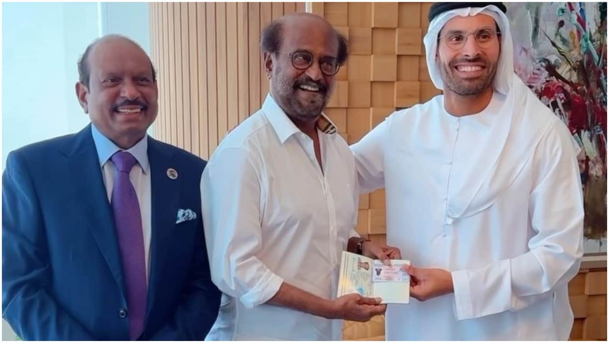 Vettaiyan Star Rajinikanth Received Golden Visa from UAE Government Said I am Deeply Honoured