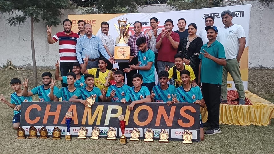 Wisdom Public School, winner of inter-school football competition