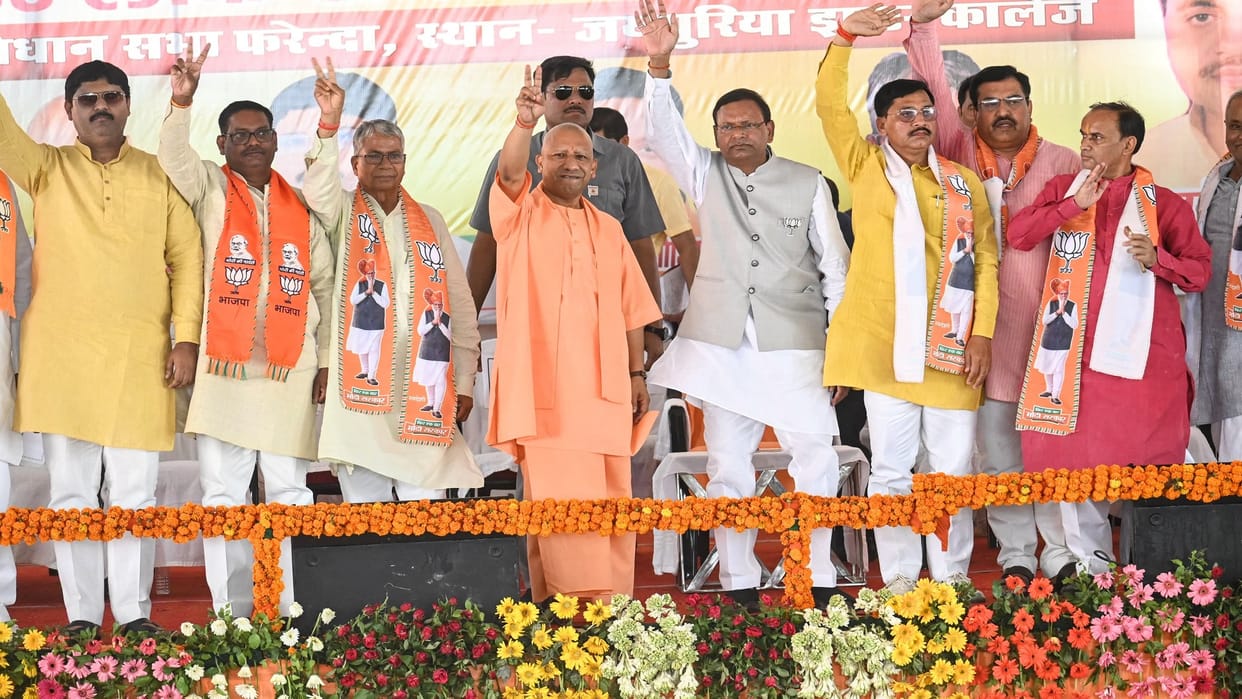 Chief Minister Yogi Adityanath Says New India kills enemies by entering border in Maharajganj