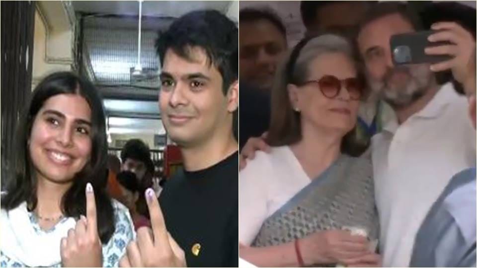 Priyanka Gandhi Vadra's children cast their votes, urge everyone to exercise their rights