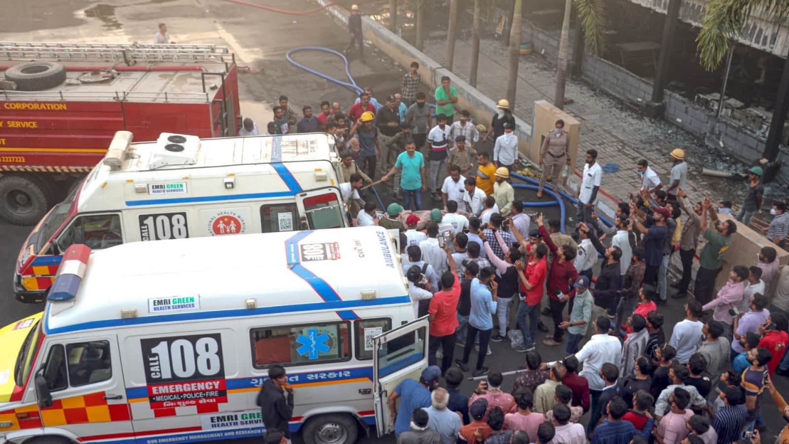 Photo Many people died in fire in Rajkot Game Zone