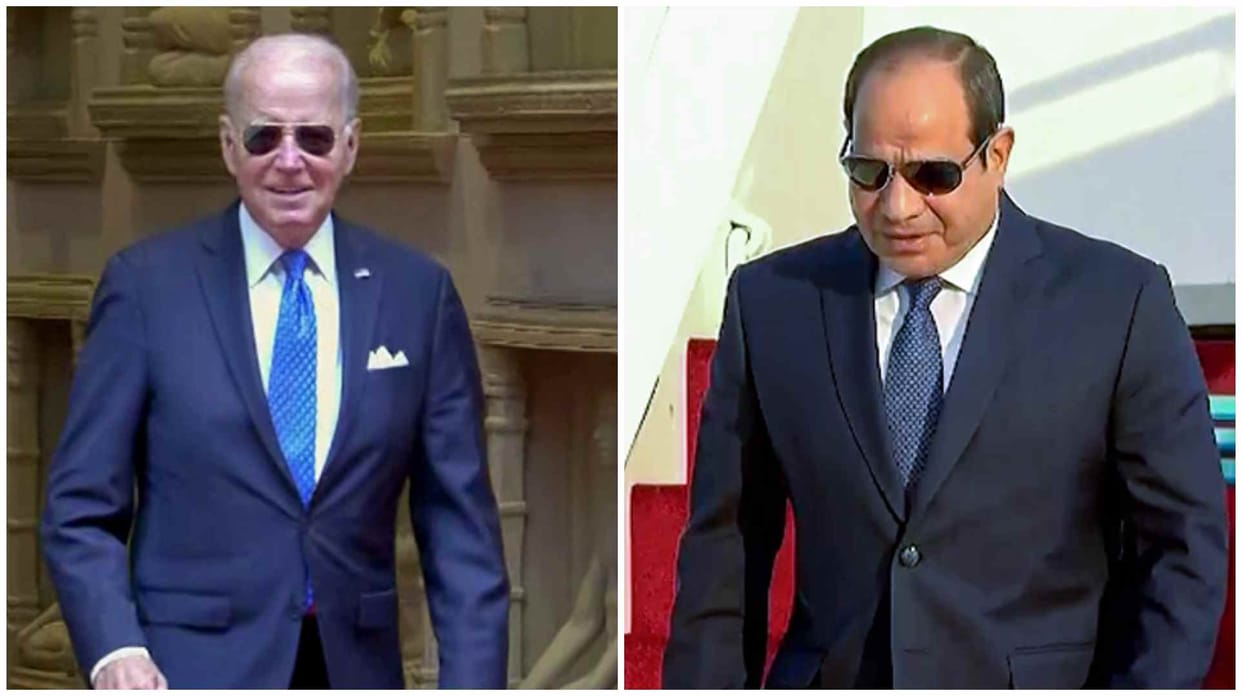 Presidents of US, Egypt discuss efforts to secure release of hostages and address humanitarian crisis in Gaza