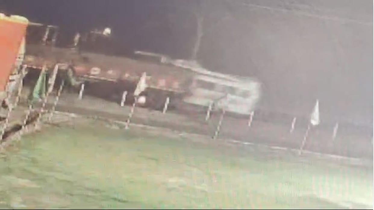 Ambala road accident: CCTV footage of traveler colliding with truck surfaced, two children battling for life