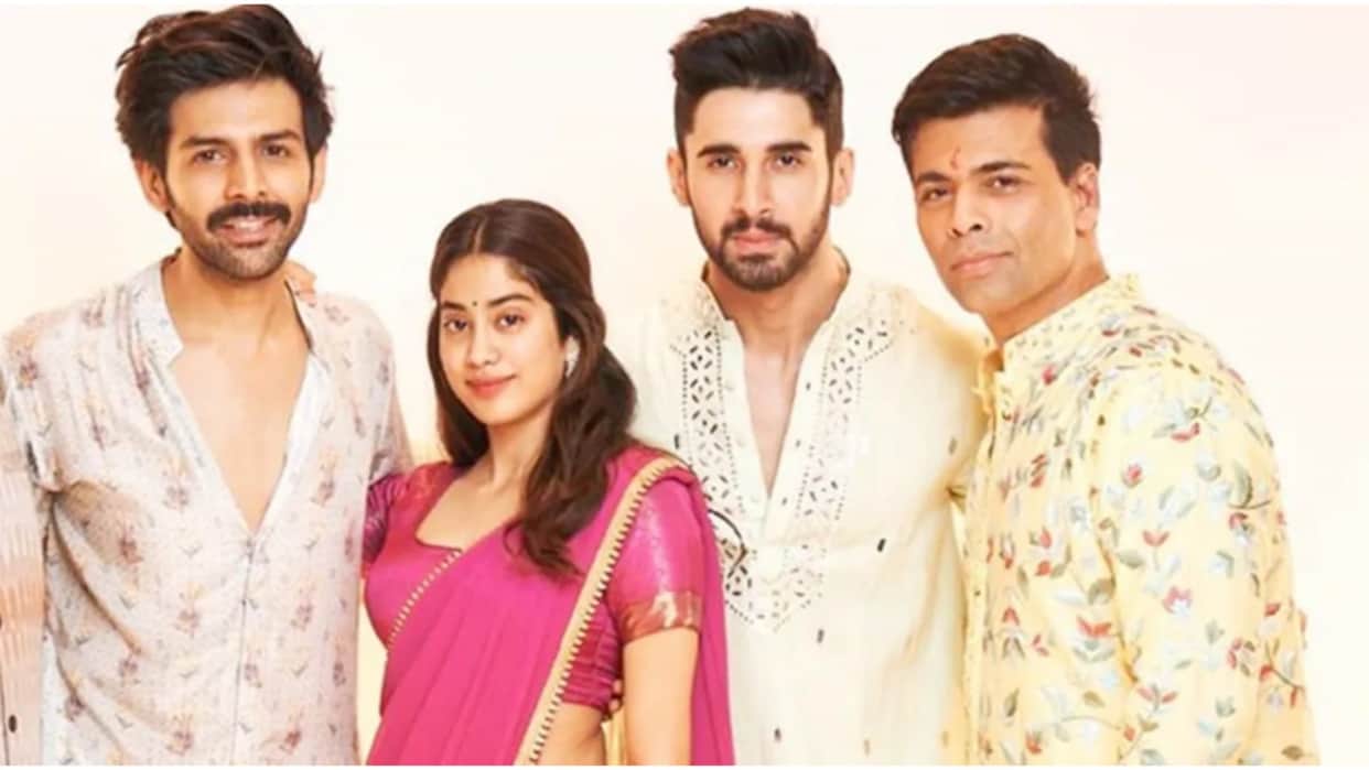 Mr and Mrs Mahi star Janhvi Kapoor discussed the halting of Dostana 2 reveals Kartik Aaryan Karan Johar fight