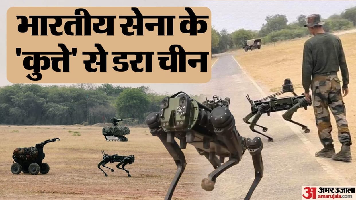 Robotic MULE Dog: China scared of Indian Army's 'dog', now making photo of its dog viral on social media