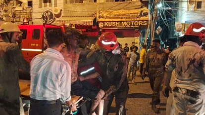 Fire breaks out in building in Krishna Nagar area of Shahdara