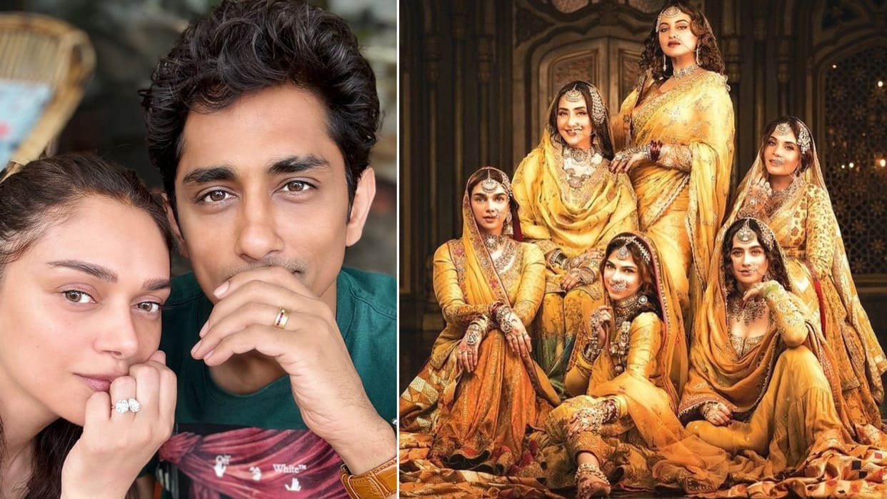 Aditi Rao Hydari Reveals Fiance Siddharth Reaction After Watching Heeramandi says His Eyes Were All Red