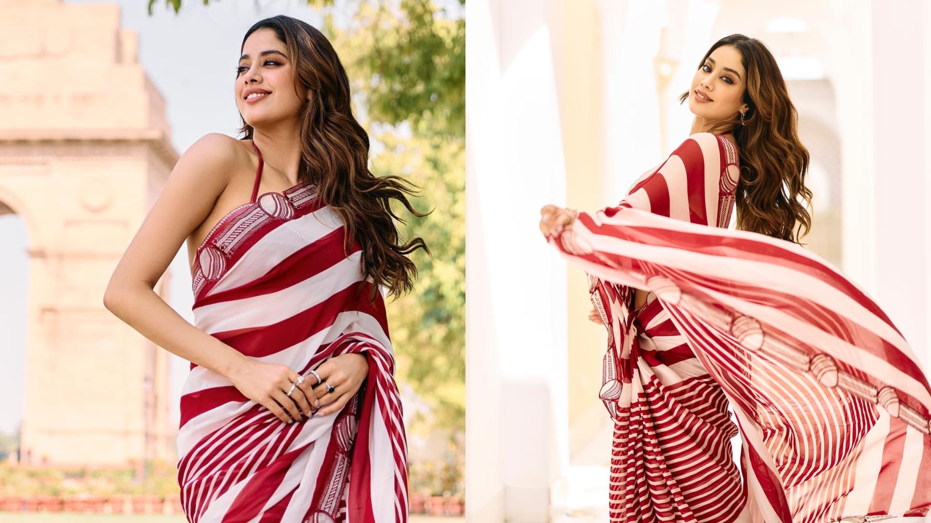 mr and mrs mahi actress Janhvi Kapoor looks inspired by cricket