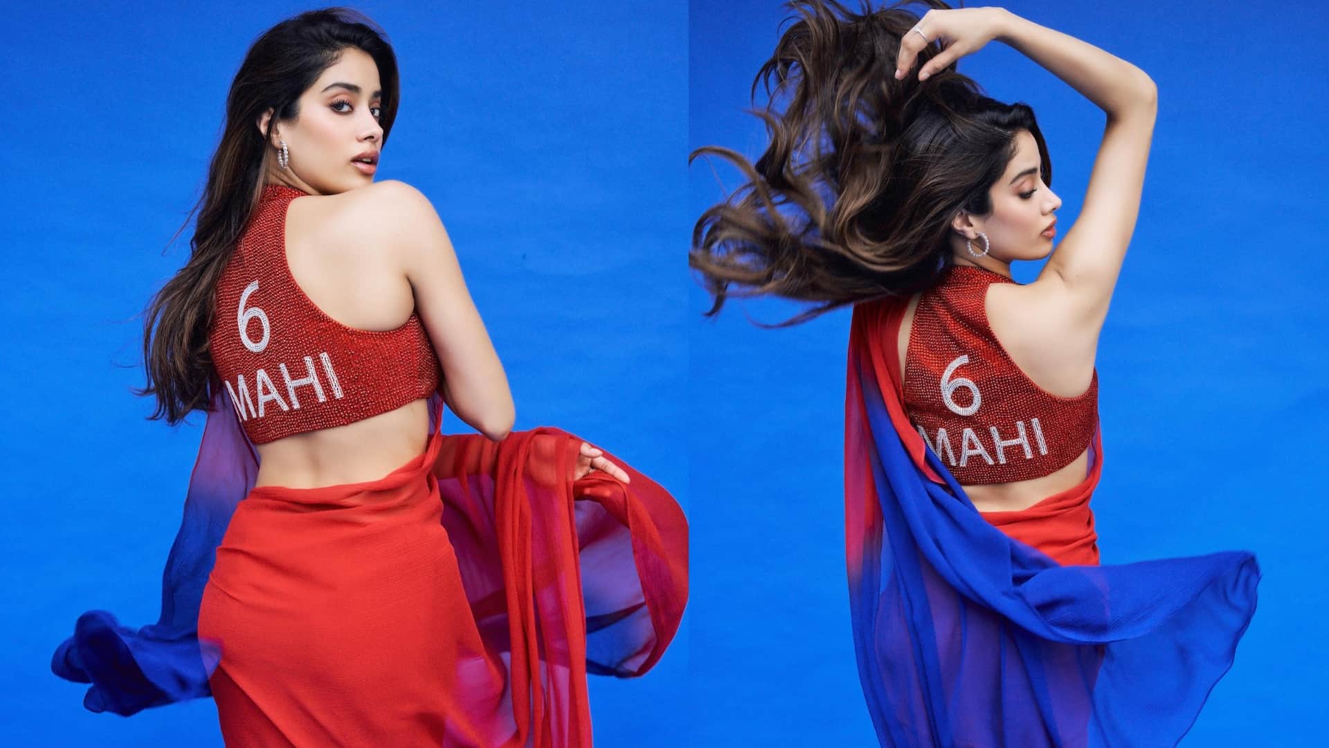 mr and mrs mahi actress Janhvi Kapoor looks inspired by cricket