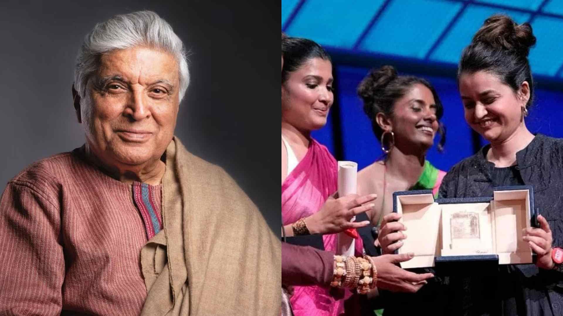 Javed Akhtar Congratulate Cannes Winner Payal Kapadia Said Shabana And ...