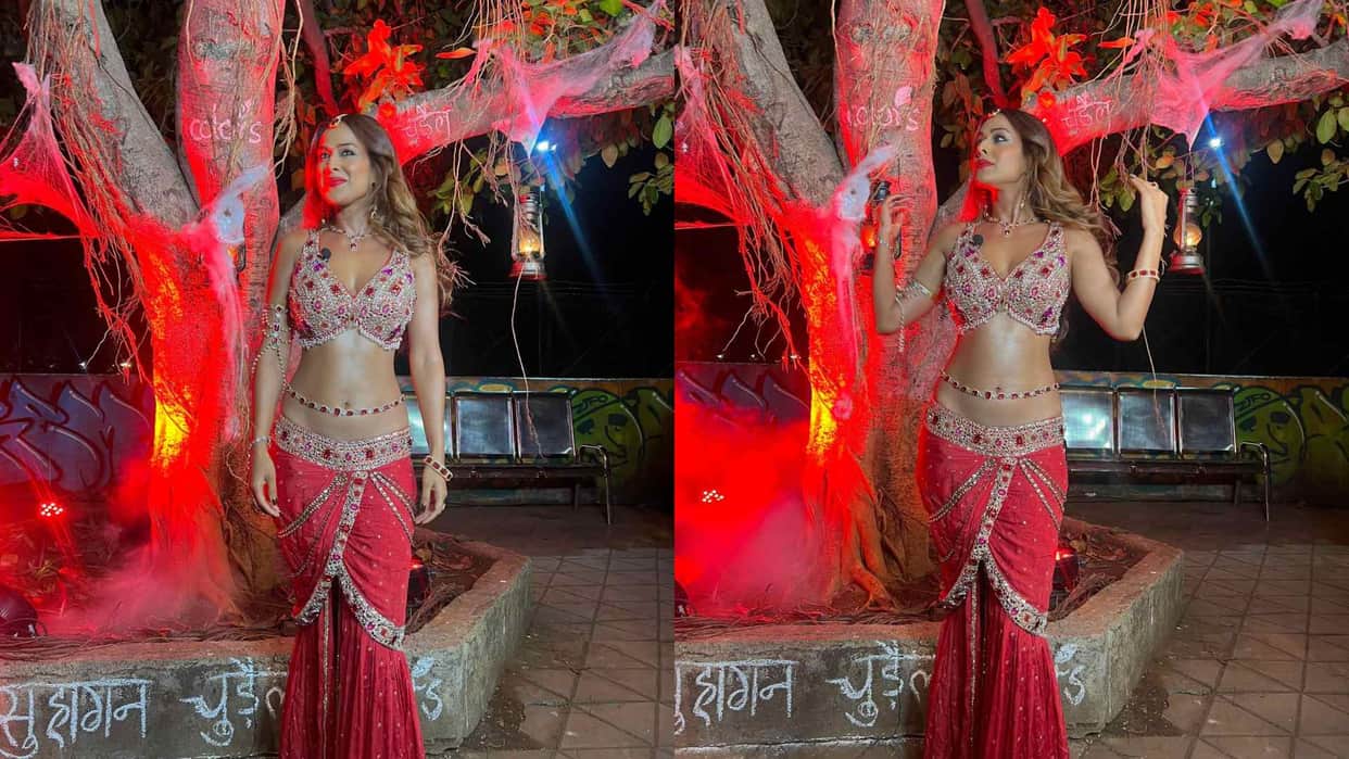 Nia Sharma spills beans on handmade Suhagan Chudail outfit for her upcoming show on COLORS