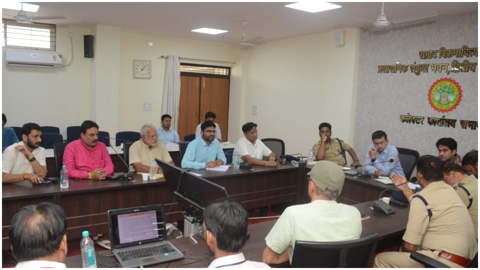 Ujjain News: discussion regarding the arrangement of seven riders of Baba Mahakal in Shravan month