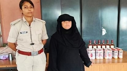 Bihar: Woman arrested for smuggling liquor wearing burqa in Nawada, was bringing consignment from Jharkhand