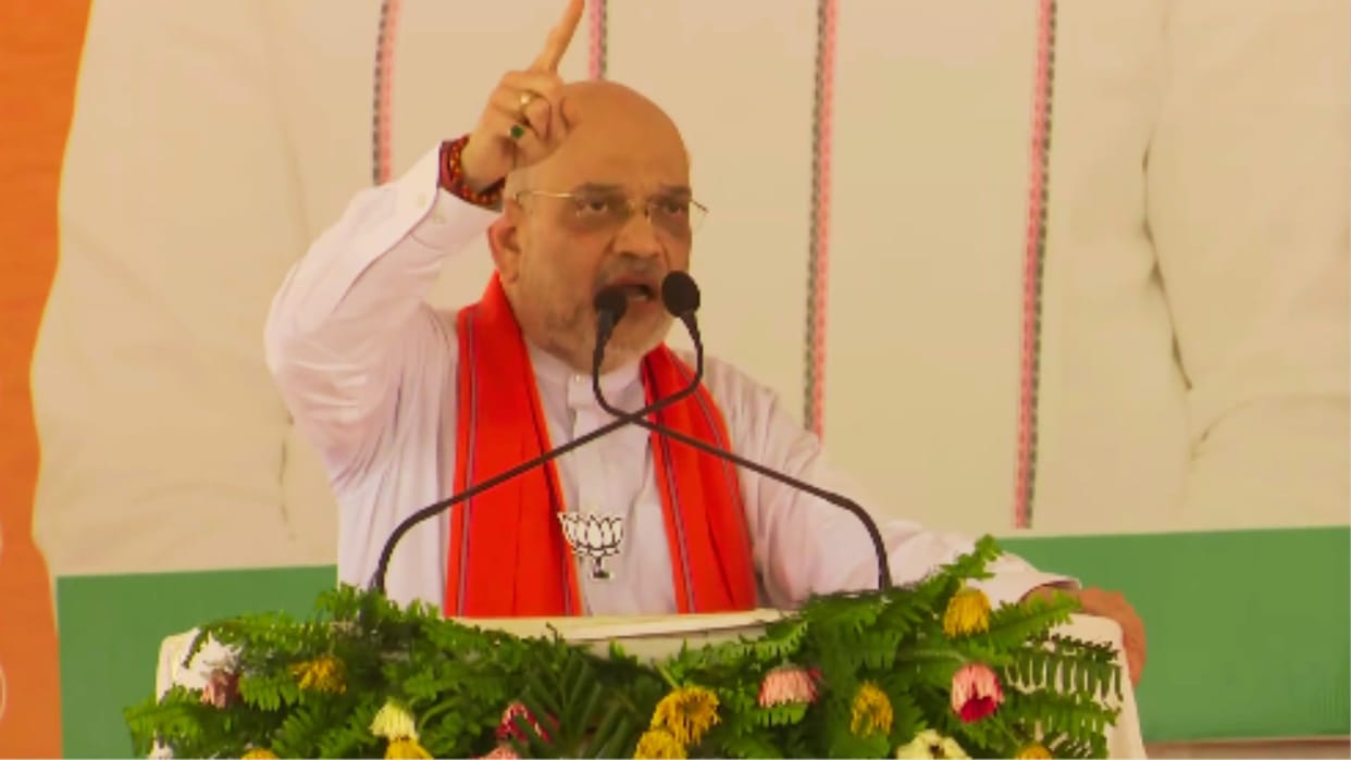 Lok sabha election 2024 Home Minister Amit Shah rally public meeting in Salempur