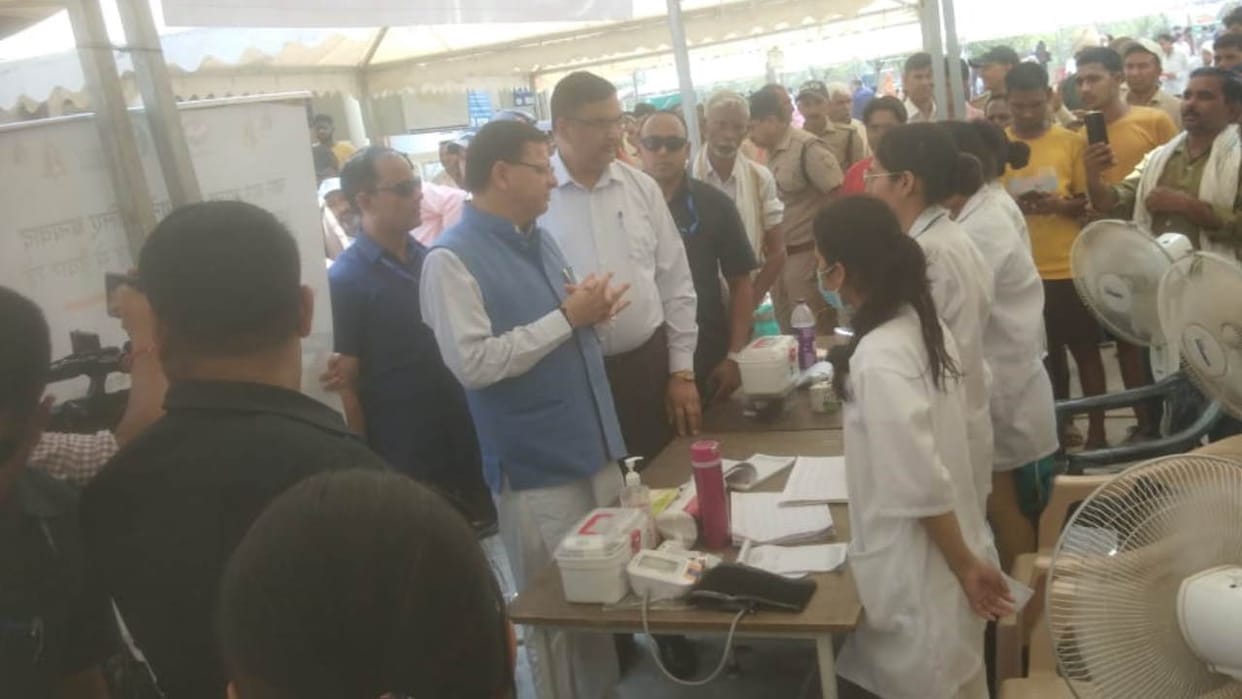 CM Dhami reached Rishikesh Transit Camp to take stock of the preparations for Char Dham Yatra 2024
