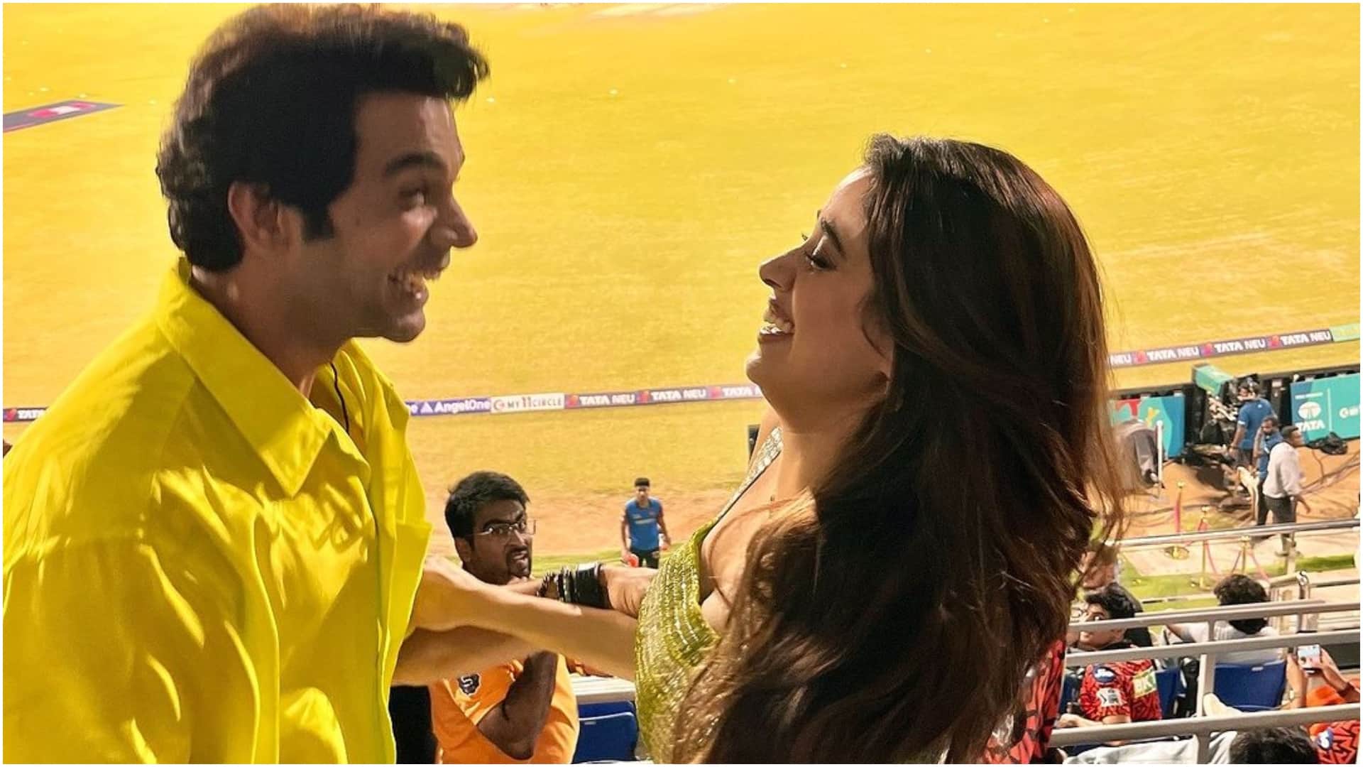 IPL 2024 Final: Janhvi Kapoor reactions in final won the hearts of fans, Watch Video and Photos of Janhvi