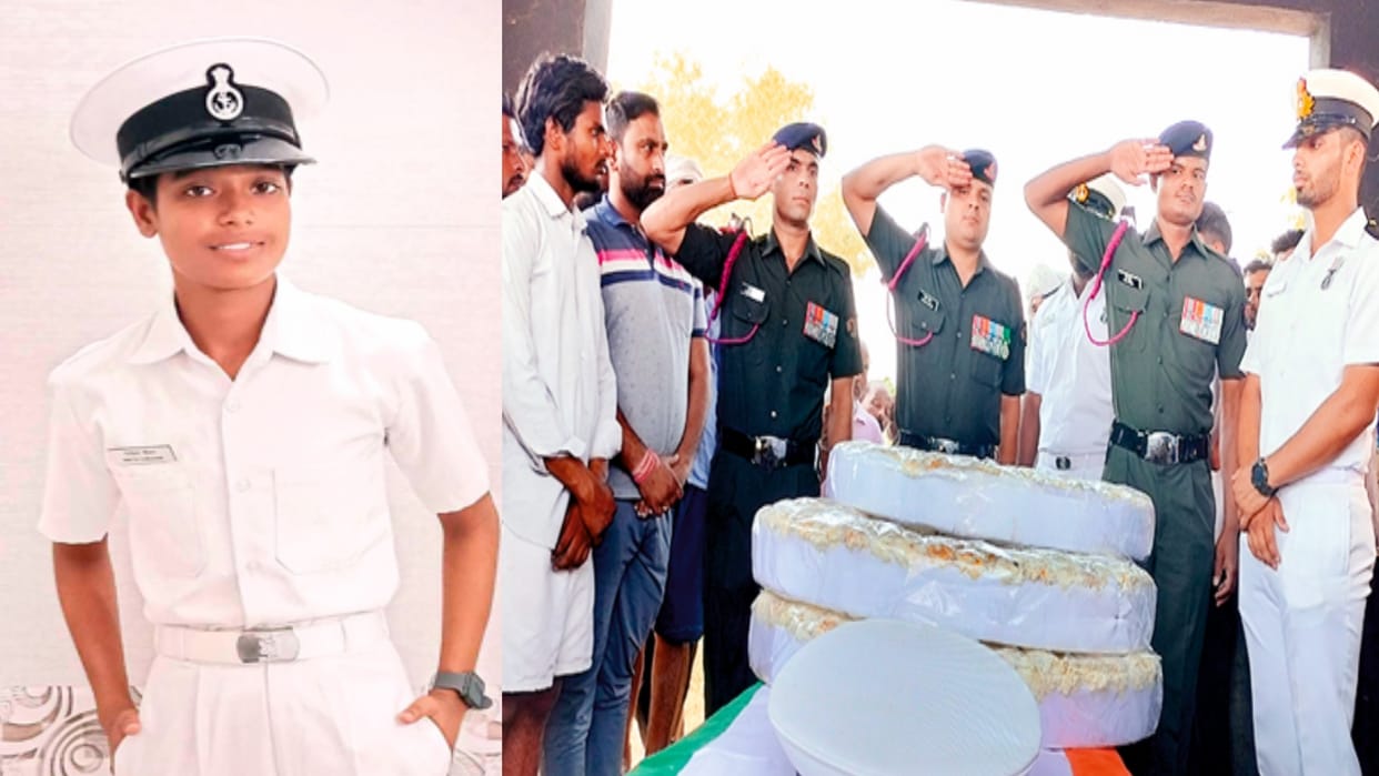 Meerut: Rali Chauhan wife Agniveer Nikita died due to illness, cremated with military honors