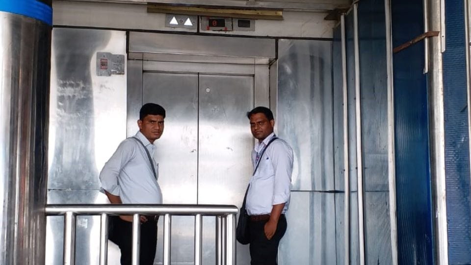 General ticket booking shift incharge stuck in lift at New Delhi railway station