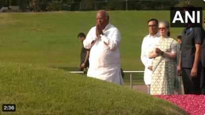 पंडित जवाहरलाल नेहरू की पुण्यतिथि पर कांग्रेस नेताओं ने दी श्रद्धांजलि