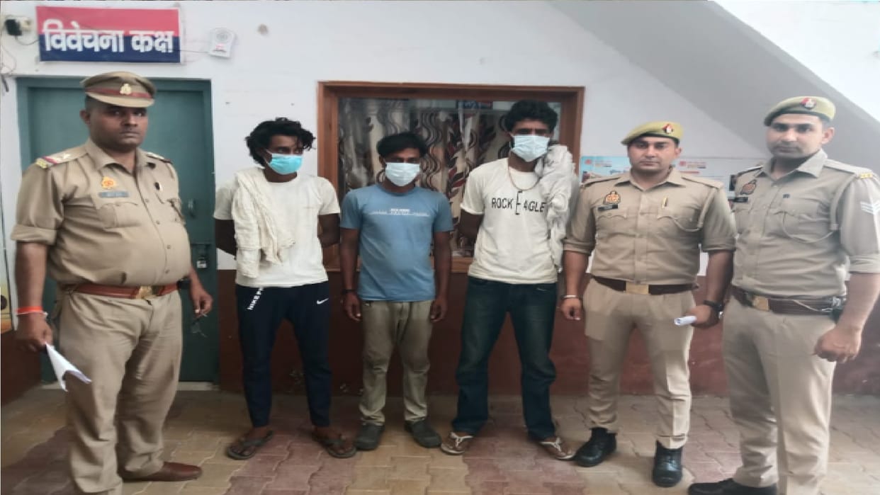 Three crook arrested in police encounter in Deoband of Saharanpur