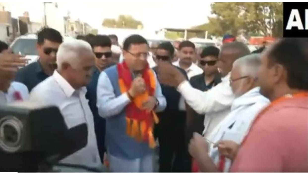 Punjab Lok Sabha: Uttarakhand Chief Minister Pushkar Singh Dhami reached Anandpur Sahib