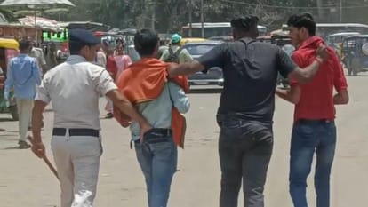 Bihar News : Uproar against Harsh Raj murder in Patna Law College, Ashok Rajpath jam patna univesity news
