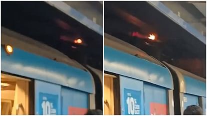 Fire breaks out in Delhi metro train pantograph