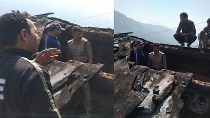 House caught fire in Jestadi village barkot Uttarkashi due to gas cylinder leakage Uttarakhand News