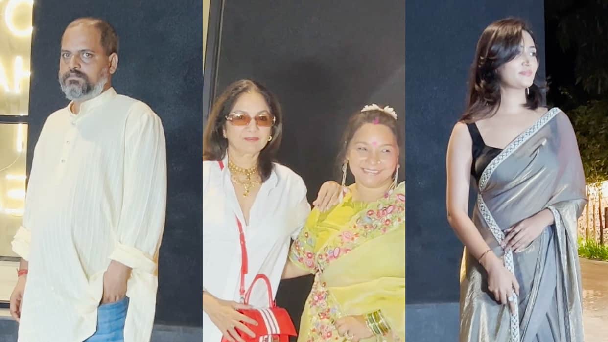 Panchayat 3 special screening many celebs spotted Neena Gupta Dr Vikas Divyakirti Zakir Khan Chandan Roy