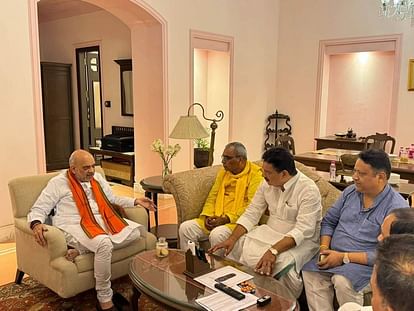 Lok Sabha Election Former minister Narad Rai met Amit Shah after leaving Samajwadi Party