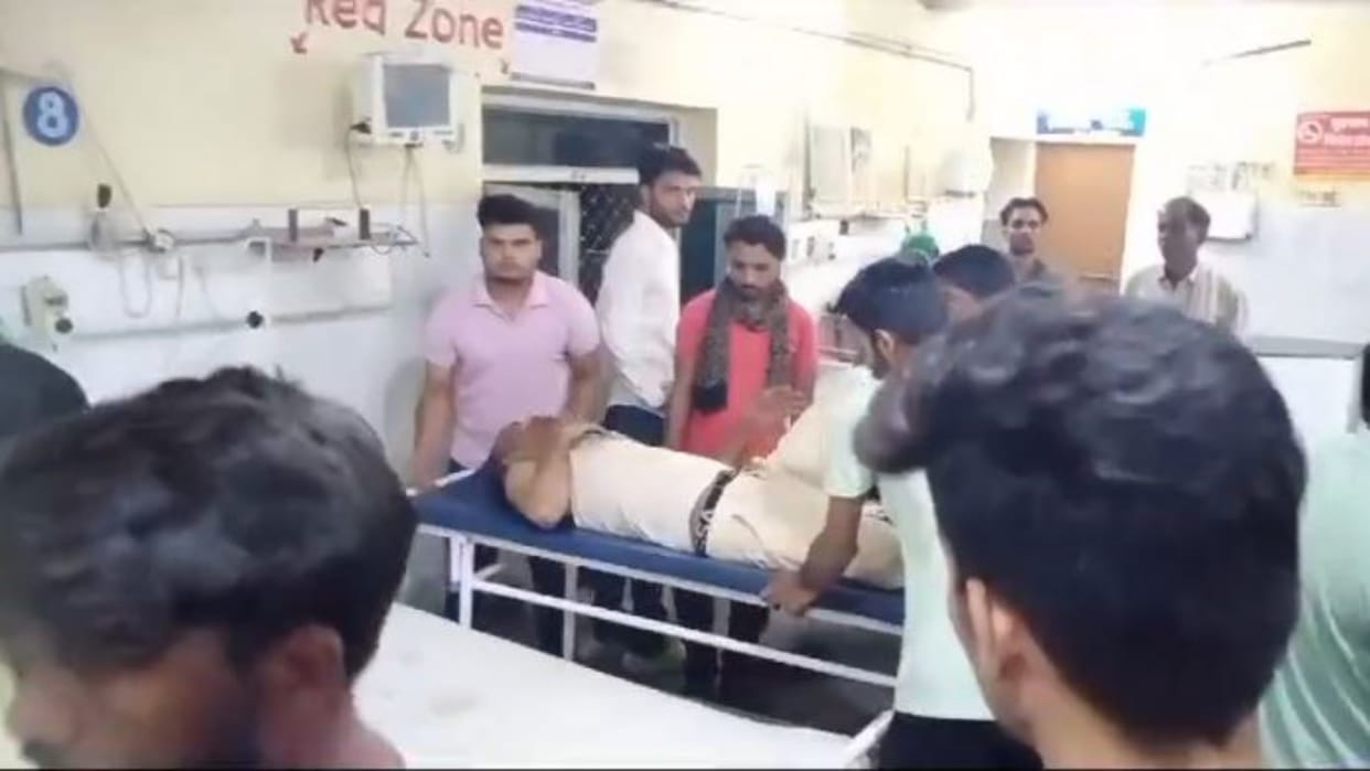 Karauli : The miscreants ran away after assaulting a businessman, there was a dispute over mutual transactions