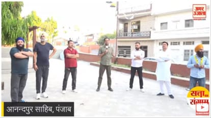 Satta Ka Sangram: Amar Ujala chunavi rath reached Anandpur Sahib