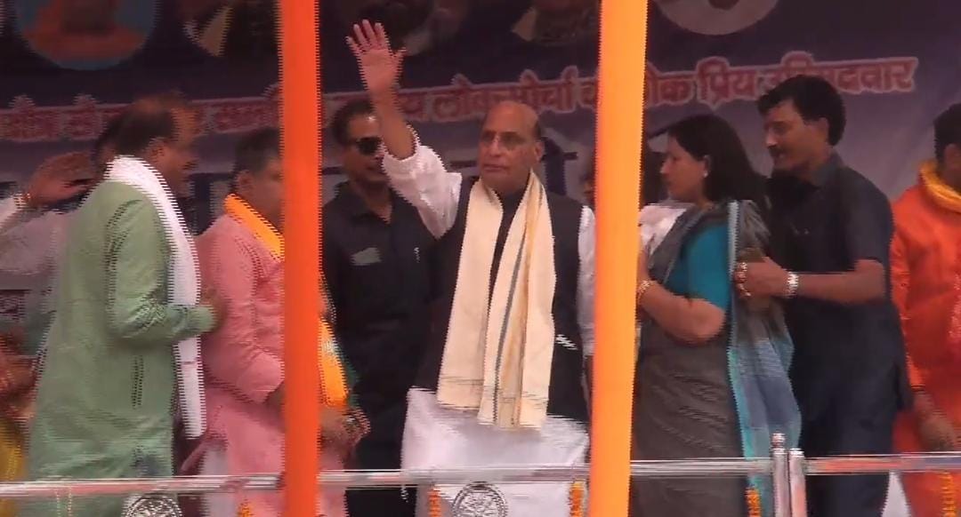 Bihar News: Defense Minister Rajnath Singh attacks Congress and RJD; Upendra Kushwaha, Lok Sabha Election