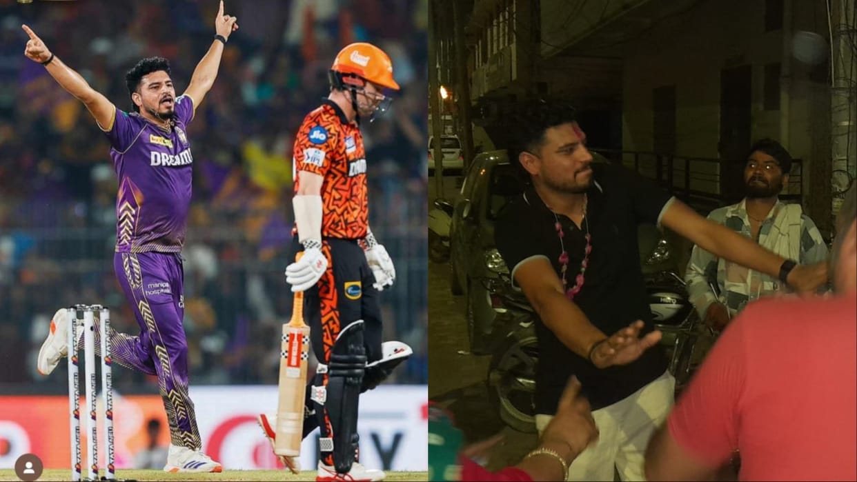 IPL 2024: Vaibhav Arora reached home for the first time after winning the trophy, danced to the beat of drum