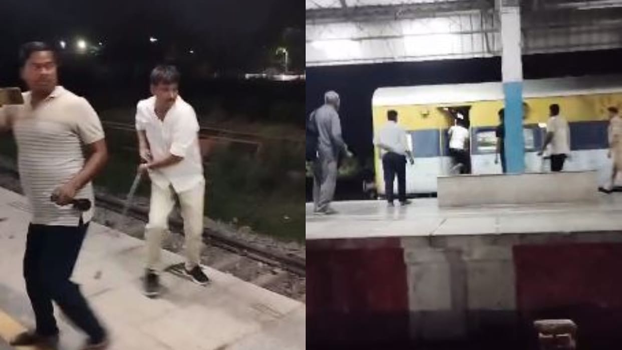Drunk GRP constables beat up railway employees at Pilibhit Railway Station