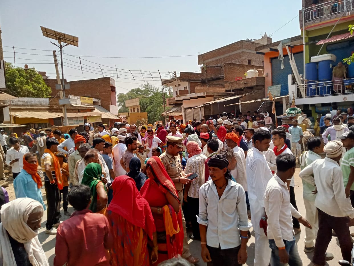 Tractor driver murder by beating after collision of bike in mirzapur