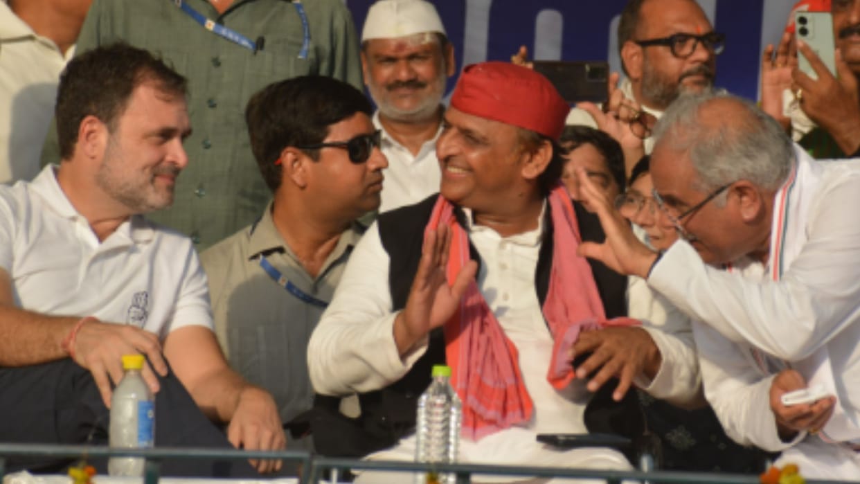 Lok sabha election Rahul Gandhi and Akhilesh Yadav farmers from Rally of Mohansarai varanasi