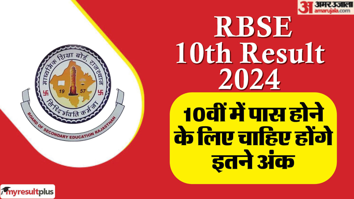 RBSE 10th Result 2024 releasing today 5 PM, Here are minimum passing marks details