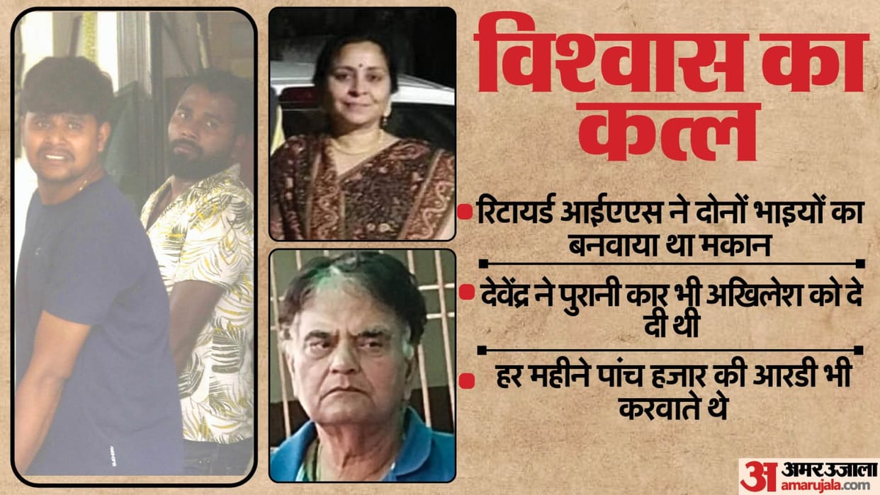 Retired IAS Wife Murder Mohini treated Akhilesh and Ravi like her sons Devendra also used to help both of them