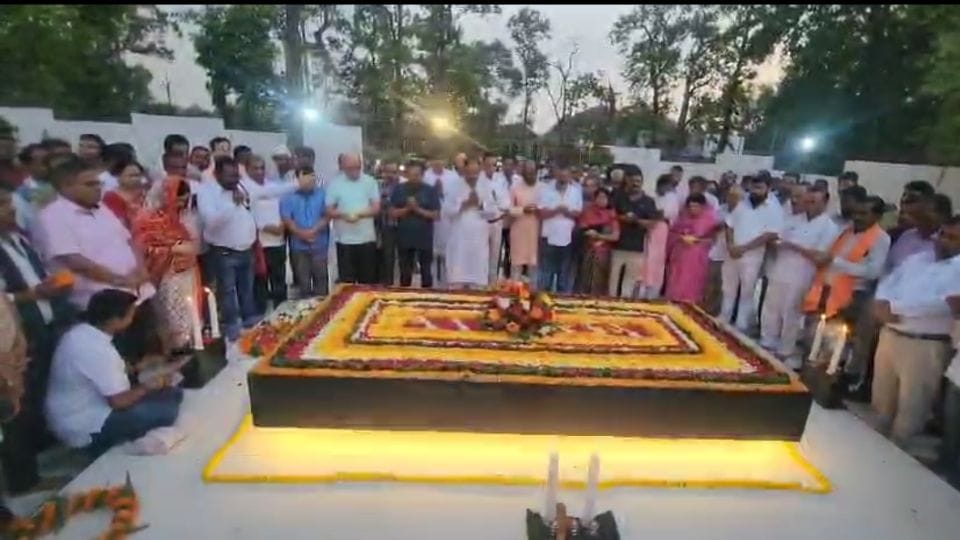 All religion prayer meeting organized in Gaurela on the death anniversary of Ajit Jogi