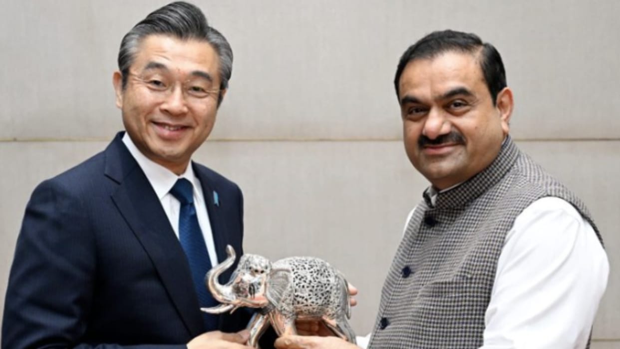 Adani group chairman Gautam Adani tweets, "Had a very engaging discussion with Amb Hiroshi Suzuki of Japan"