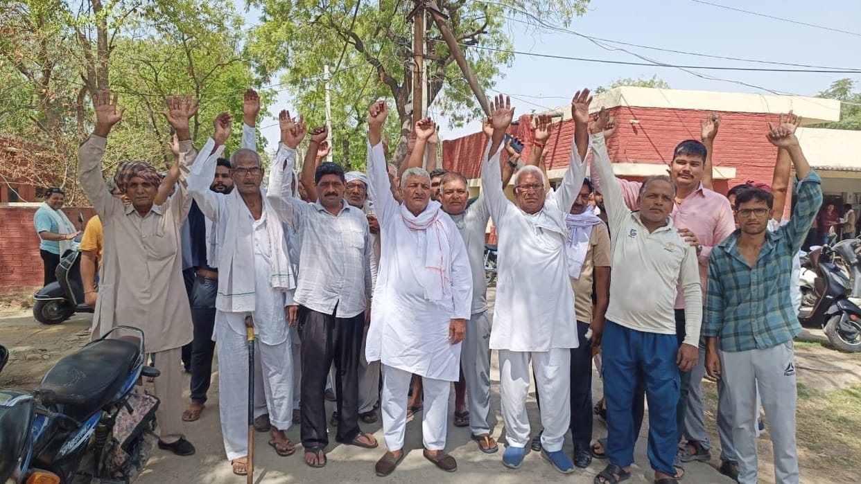 no electricity in three colonies of Sonipat for 24 hours; Angry people protested, people are suffering from he