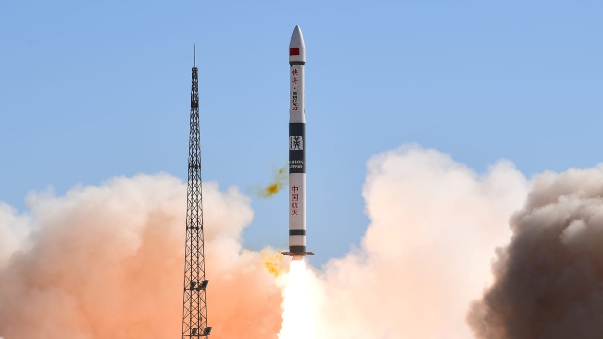 Pakistan launches multi-mission communication satellite from China