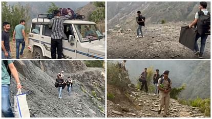Mandi News Gram Panchayat Jaral Voters travel up to 7 KM to reach Manjhagan booth