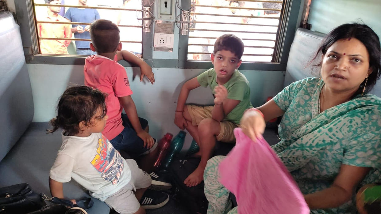 In Gorakhpur, Tickets in AC to escape the heat. suffered from the heat